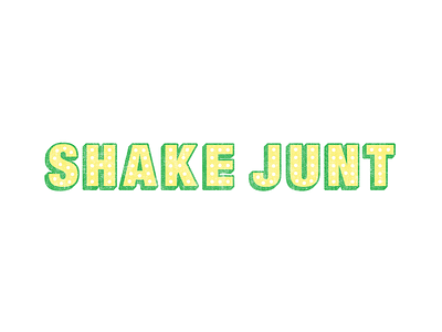 Shake Junt 3d gold junt shake skateboard texture type typography