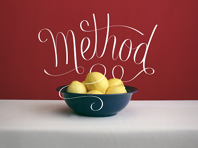 Method ben pelley lemon madness method photography script type typography