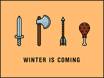 AZ REN FEST 2014 arrow art axe ben pelley game icons leg sword thrones winter is coming