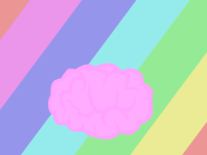 exercising releases dolphins into your brian photoshop art gif animation frame cel hand brain dolphin happy endorphins waveracer