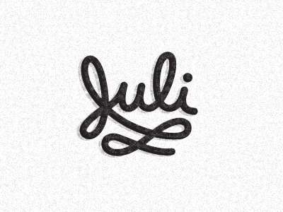 Juli ben pelley girl hand drawn juli pizza pretty script texture type typography