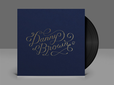 Danny Brown album art ben pelley danny brown gold hand lettering lp record type typography vinyl