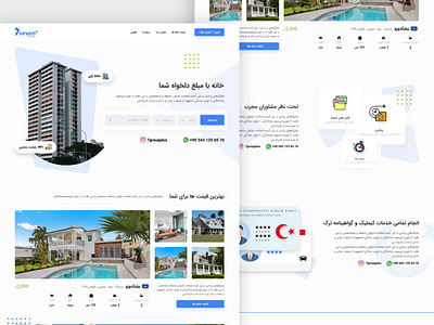 Real Estate Web UI real estate ui ux web web design