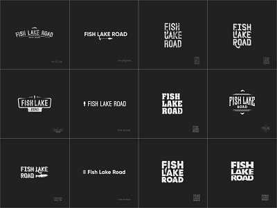 Fish Lake Road Logo Design
