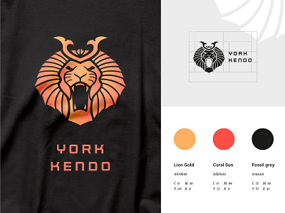 University Kendo Club branding graphic design illustration logo vect vector