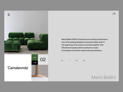 Layout based on golden ratio grid design digitaldesign minimal typography ui ux webdesign website