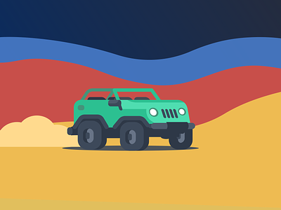 Dune Buggy buggy car design dune illustration
