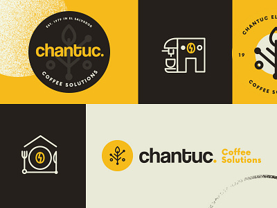 Chantuc - Coffee Solutions branding b2b badge branding coffee corporate.company emblem logo logotype service