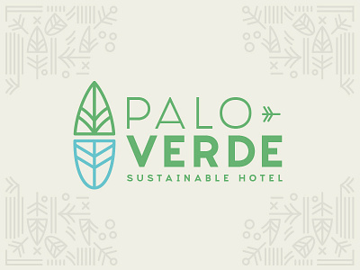 Palo Verde Hotel - Logo beach brand branding hotel logo surf sustainable system tourism tropical vacation