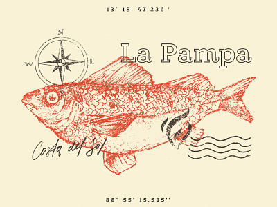 La Pampa Costa del Sol - Visual Identity behance branding fish food graphic design illustration logo restaurant visual identity
