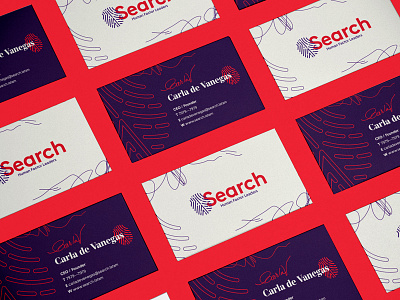 Search - Business Cards brand branding exploration isotype logo system typography