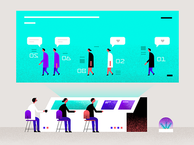 The Lab - Human Centered Design spot illustration