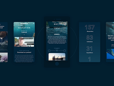 Ocearch - Responsive website