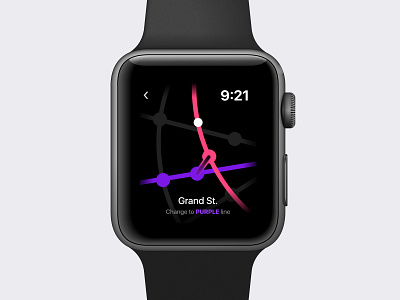 Metro App - Apple Watch adobexd app apple watch apple watch design concept design mobile screen trends typography ui ui design concept app trends ux