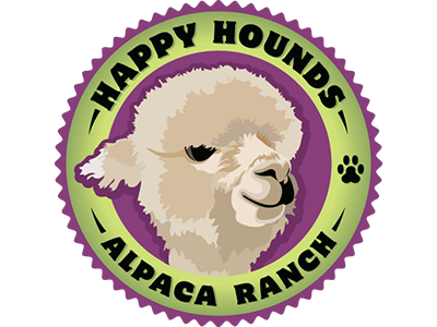 Happy Hounds Logo animal illustration logo