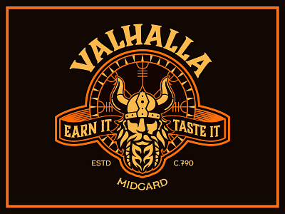 Valhalla - Viking Logo