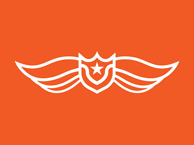 Shield & Wings #3 art badge design dribbble logo mntnbros world