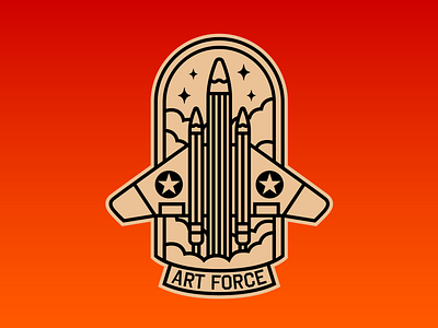 Art Force - Badge and Sticker Design