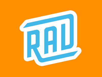 Rad Sticker lettering rad sticker