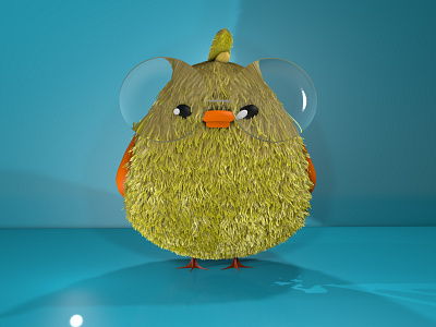 little chick modeling art c4d cinema4d debut design modeling