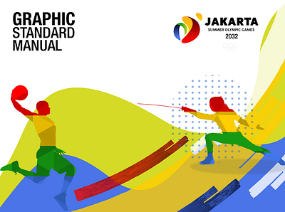 Jakarta Summer Olympic Games Proposal (Graphic Standard Manual) advertising art branding debut design graphic design graphic standard manual illustration logo openforwork viral