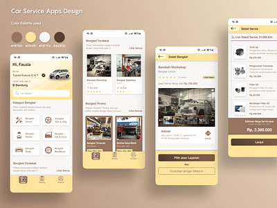 Study cases : car service booking apps booking service car service garage study cases ui ux