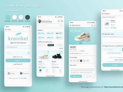 Shoes App Design