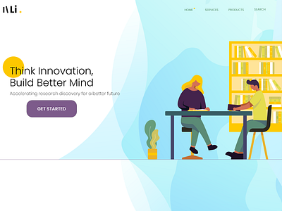 Library - Landing Page