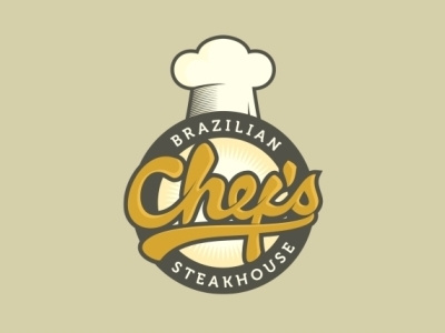 Logo design for Brazilian Chef's Steakhouse chef food logo restaurant steakhouse