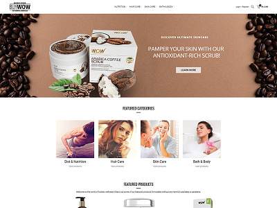 BUYWOW shopify E-commerce website e commerce website shopify ui design website design