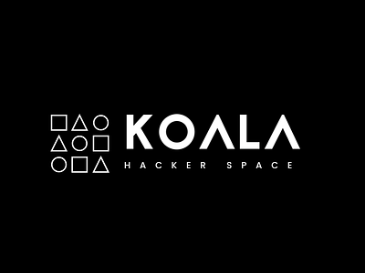 Koala | Hacker Space Logo Concept branding concept design hacker pals illustration logo minimal typography ui ux vector