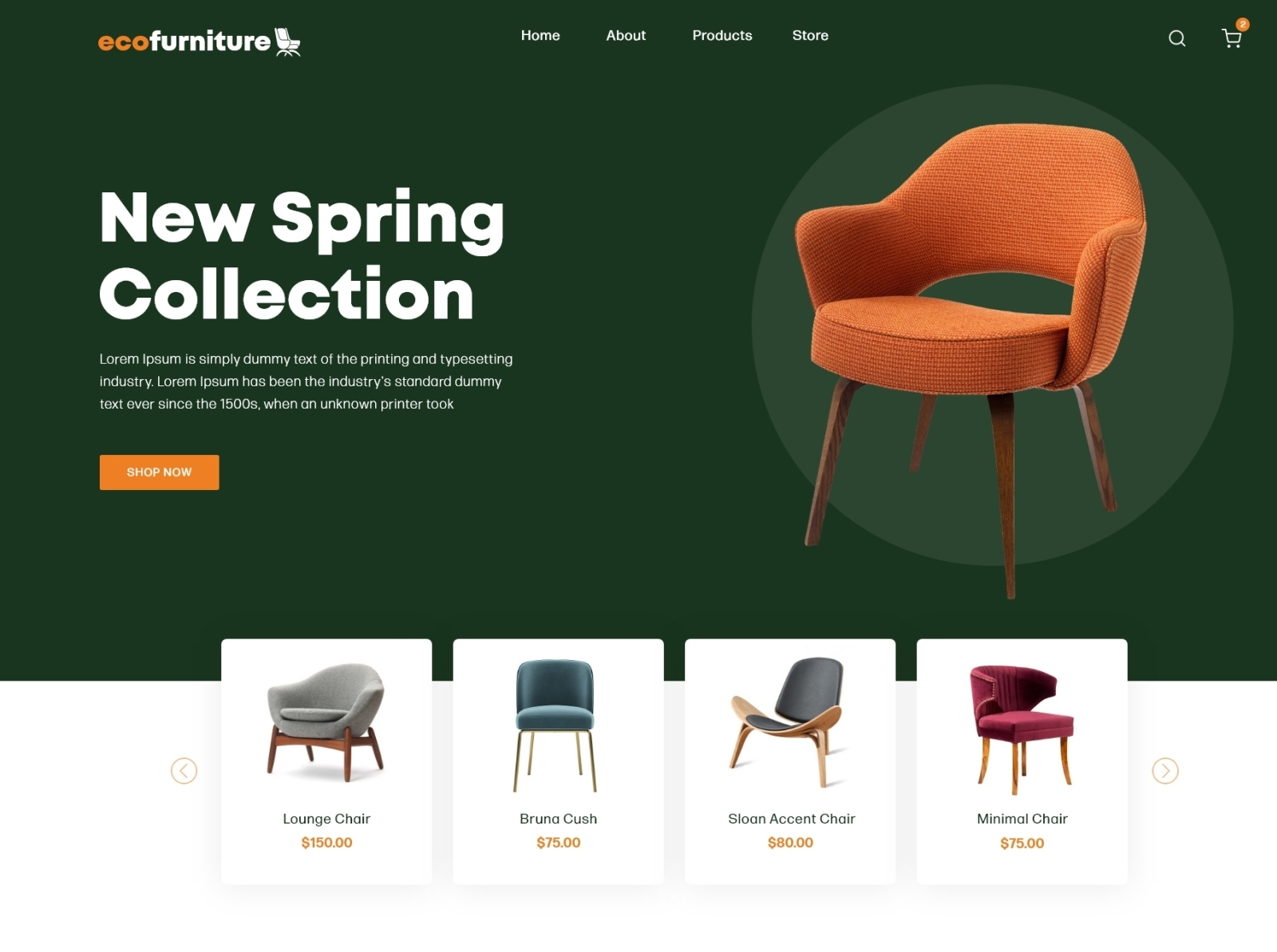 Furniture Shop Website by Shaw | Creative Ideas on Dribbble