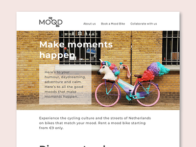 Mood Bikes concept content copywriting design ui ui design uidesign web writing