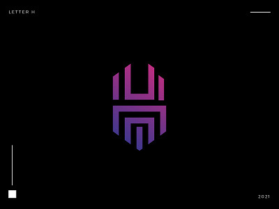 letter H monogram logo