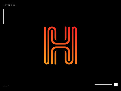 letter H monogram logo design. branding design flat illustrator lettermark letters logo logodesign logodesigner logodesigns logotypes minimalist monogram monogramlogo