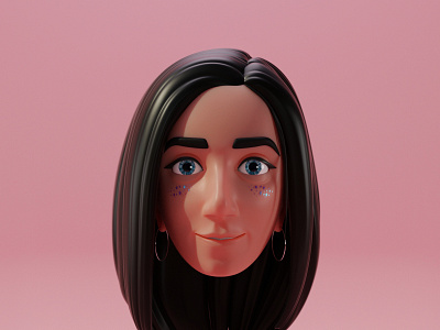 Rit Memoji redesign 3d blender character design render vlasuhiro