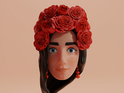 Memoji Redesign | ❤️ Wife Portrait 3d blender character design portrait render ukraine vlasuhiro wife