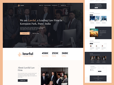 Lawful brand branding court creative design judgement justice law law agency law company law firm lawful logo design lowyer lowyer firm strategy ui user experience user interface ux