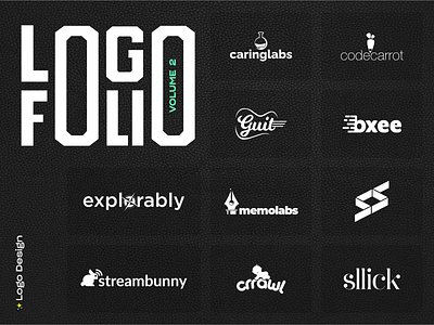 Logofolio Volume - 2 3d animation branding creative design graphic design illustration logo logo creation logo design motion graphics ui user experience user interface ux vector