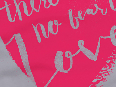 There is no fear in love heart love t shirt type