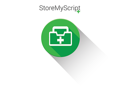 StoreMyScript logo materialdesign splashscreen