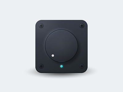 #005 Daily UI - External DAC control app icon 3d affinitydesigner app controls dailyui icon illustration logo mobile music neumorphic neumorphism vector volume