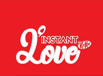 KITKAT Instant Love app game design logo photoshop socialmedia