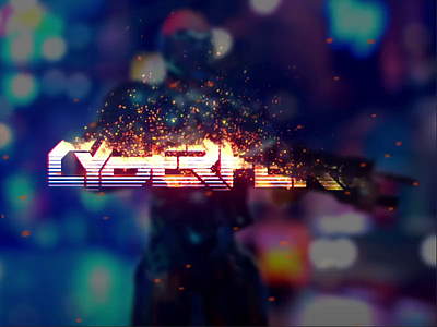 Cyberpunk Game Logo Design 2077 branding cyber cyberhero cyberpunk design game game app game design hightech logo motion
