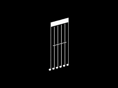 #FREEMUSIC black and white design free graphic design illustration justice logo minimal music music notes notes post poster prison protest turkey turkish