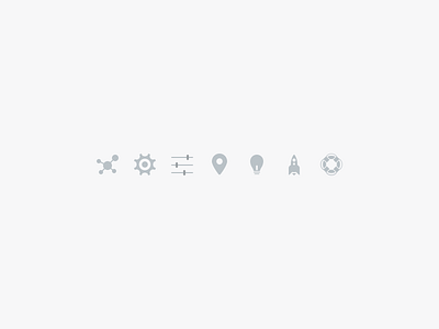 Pixel Icons crash group help icons lightbulb location network perch pixel rocket settings smart