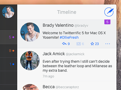 Twitterrific 5 for OS X Yosemite