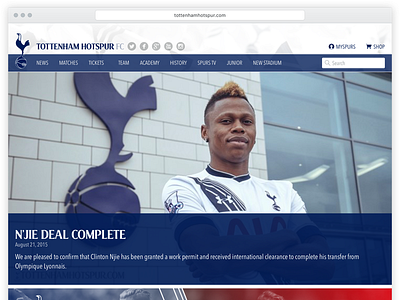 Spurs Web Redesign