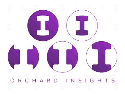 Orchard Insights apple circle i insights logo o orchard purple stripes