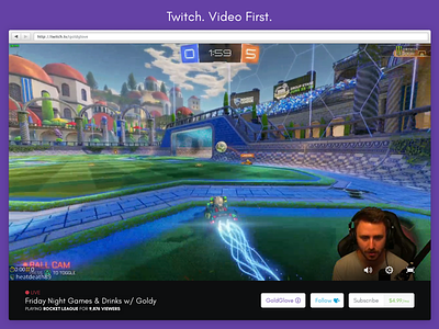 Twitch Redesign game stream streaming twitch unsolicited redesign video